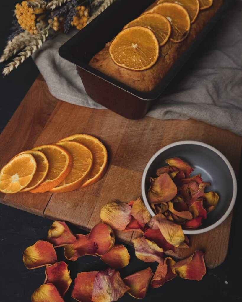 cake a l'orange vegan - claire obscures