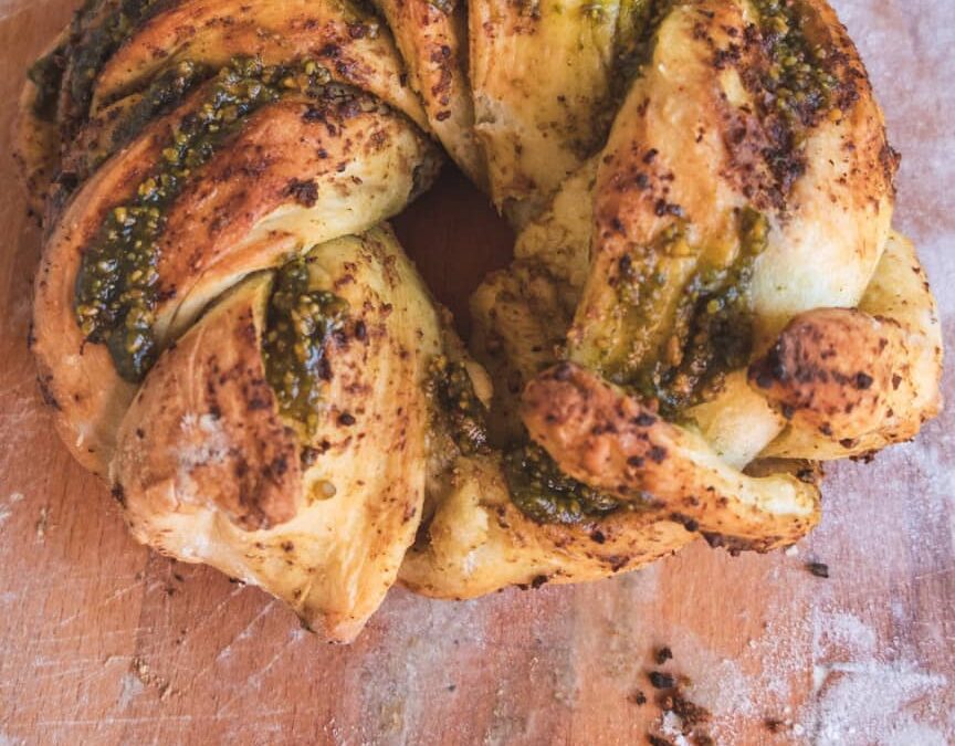 Pain au pesto