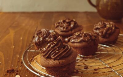 Muffins aux chocolat et noisettes