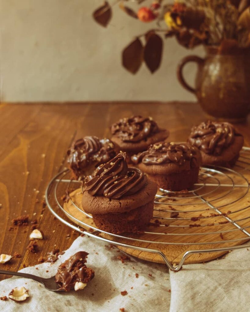 muffins chocolat noisette vegan