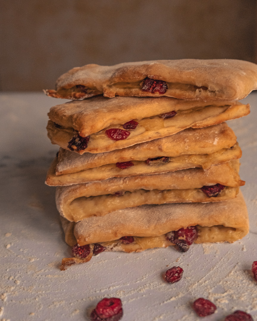 Pain suisse aux cramberries