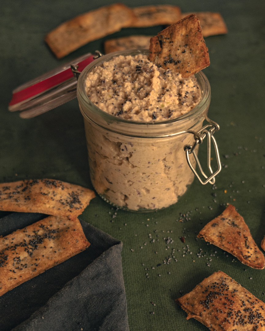 Rillette végétale & ses crackers