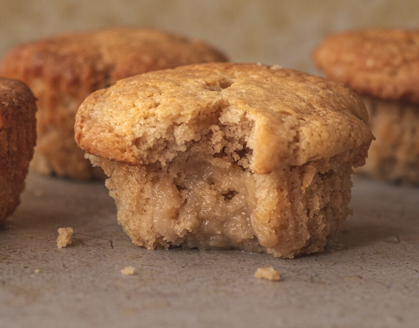 Muffins au cœur de poire