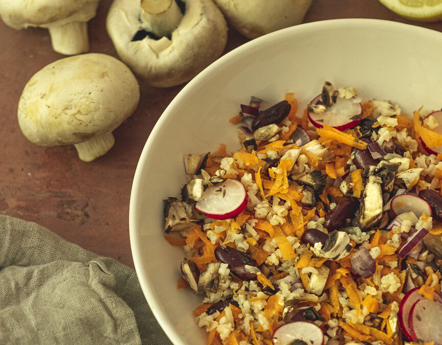 Salade de riz et légumes